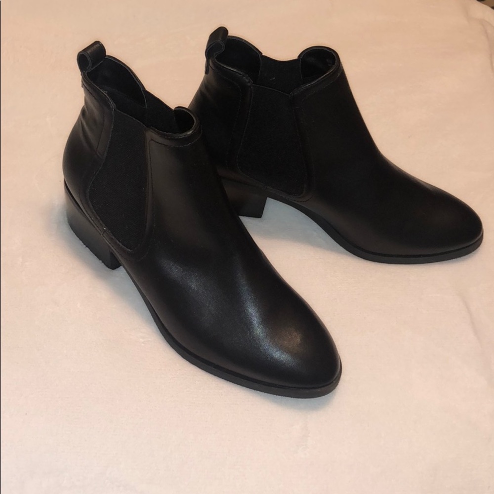 Black Ankle High Abound Booties